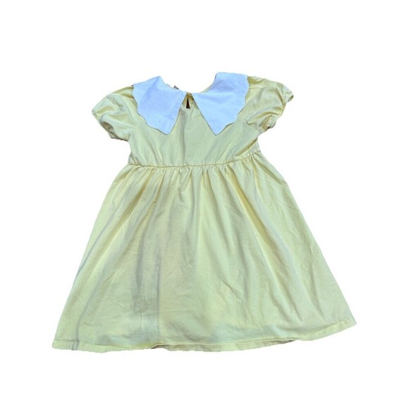Hello Kitty x Shein Unicorn Peter Pan Collar Dress Size 5 Years Yellow Kawaii - Picture 5 of 5